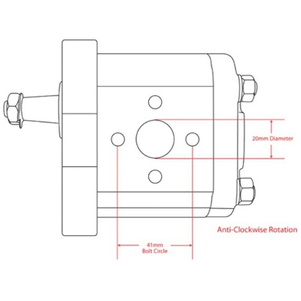 Hydraulic Pump Fits Fiat Replaces 05129488