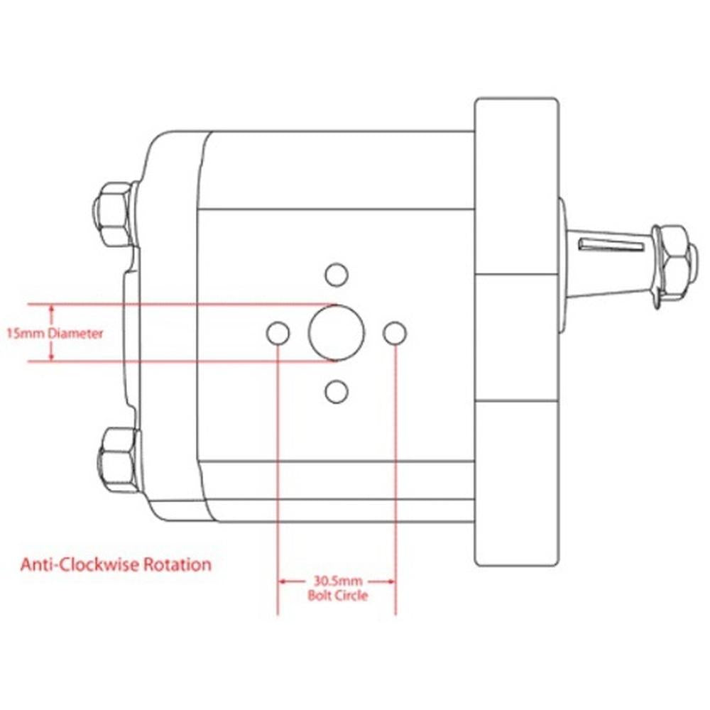 Hydraulic Pump Fits Fiat Replaces 05129488