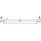 5165152 Fits Ford New Holland Tractor Tie Rod Assembly TL70 TL70A TL80 TL80