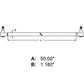 5165152 Fits Ford New Holland Tractor Tie Rod Assembly TL70 TL70A TL80 TL80