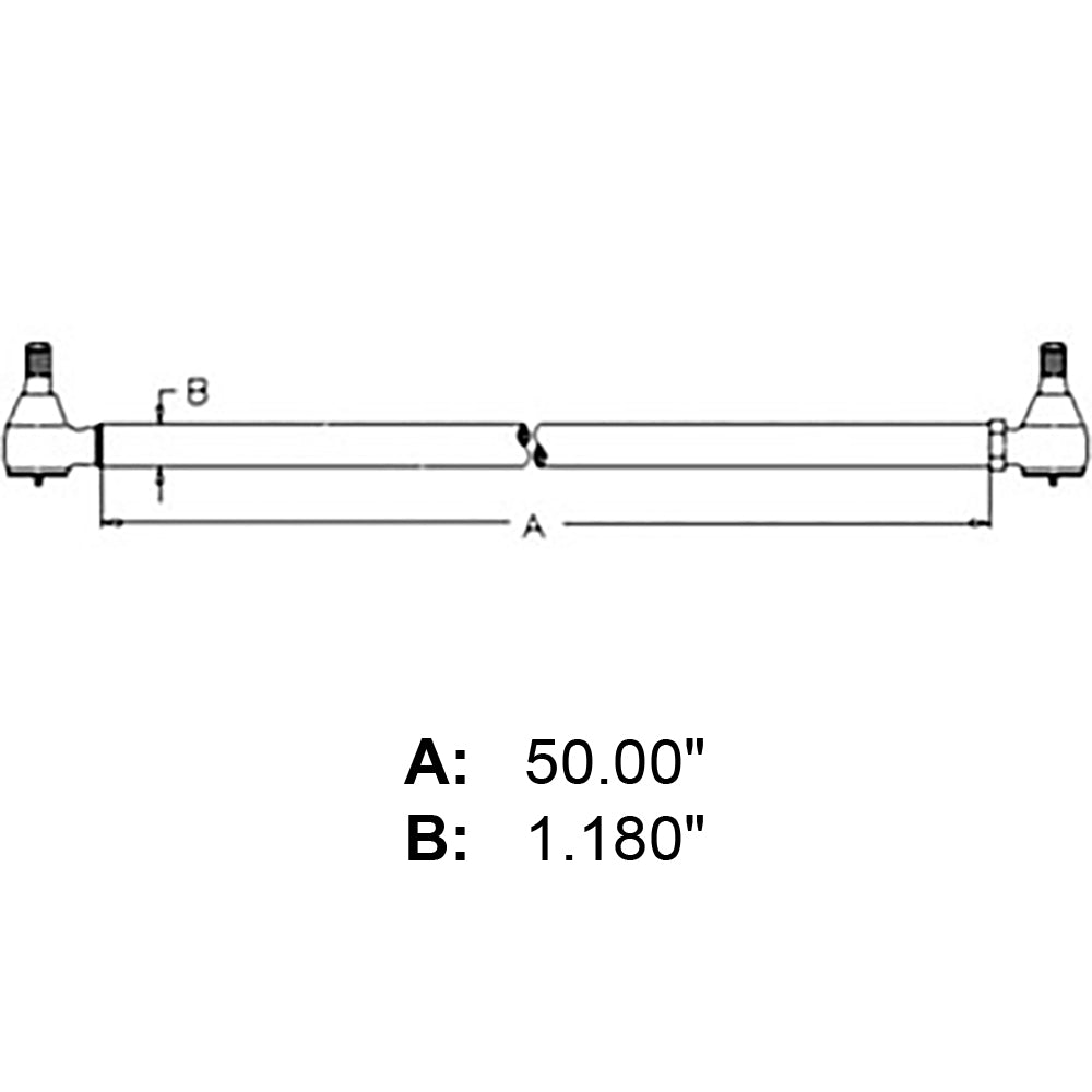5165152 Fits Ford New Holland Tractor Tie Rod Assembly TL70 TL70A TL80 TL80