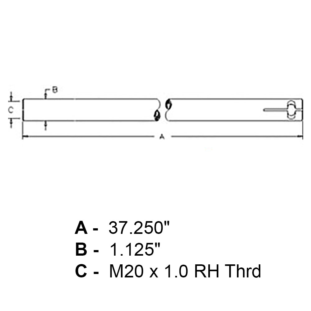 Tie Rod Tube Fits 3430 3930 3930H 3930N 3930NO 4130 4130N 4130NO 4630 4630N 4630