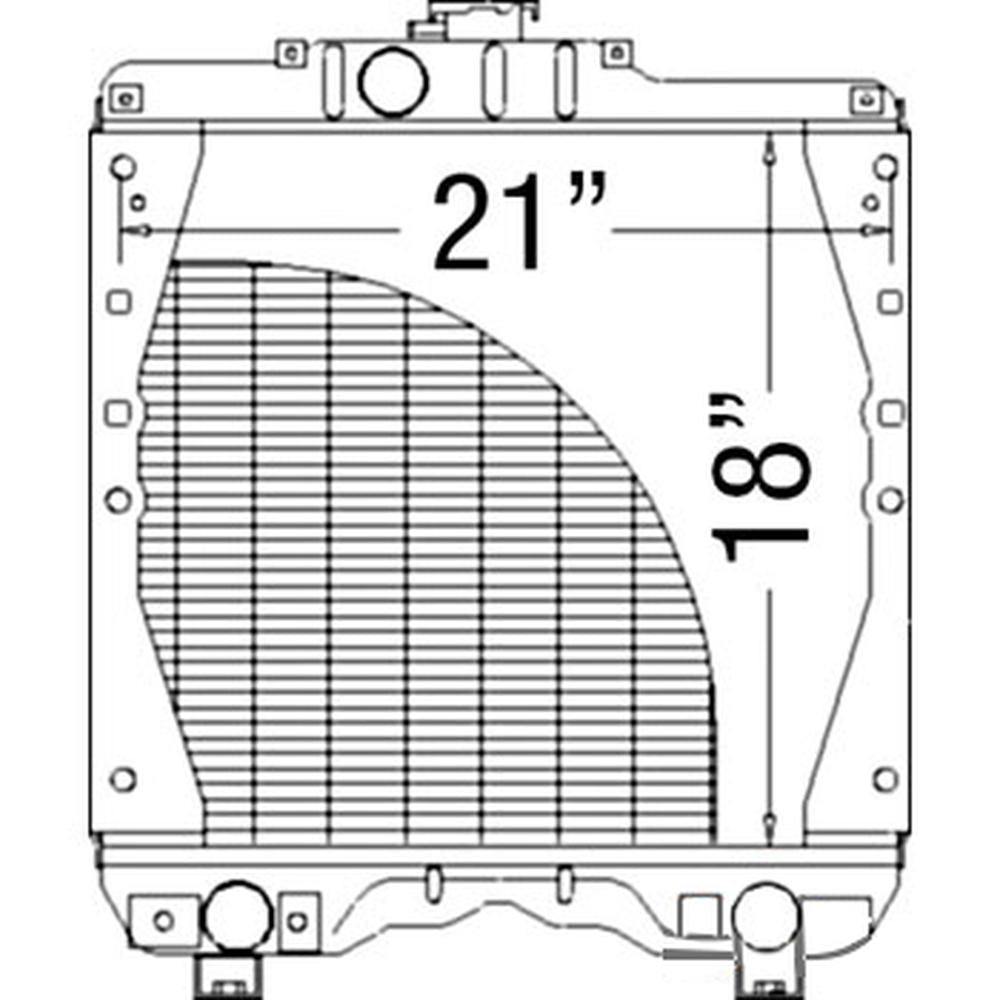 Radiator Fits Ford/New Holland Replaces S5169275