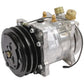 Air Conditioning Compressor - Sanden Style w/Clutch Fits New Holland