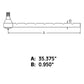 5178378 New Long Tie Rod Fits Ford New Holland Tractor TL100 TL70 TL80 TL90