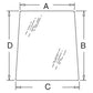 Glass RH 5182188 Fits Case Fits FARMALL 105U Fits FARMALL 85U Fits FARMALL 95U