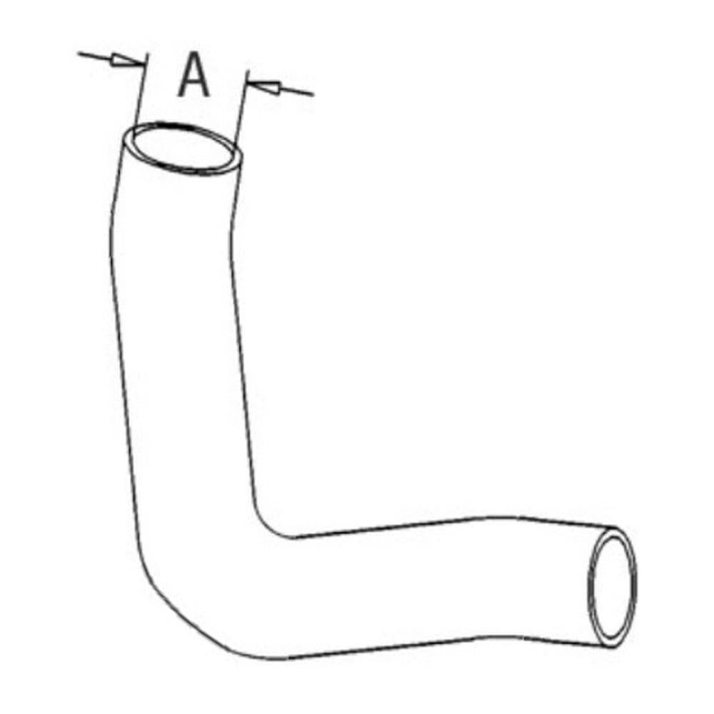 519437M2 Radiator Hose Fits Massey Ferguson 135 20