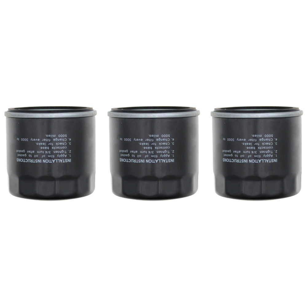 Qty 3: Oil Filter Fits Case/International Harvester Replaces 3055228