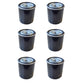 Qty 6: Oil Filter Fits Agco Replaces 491056