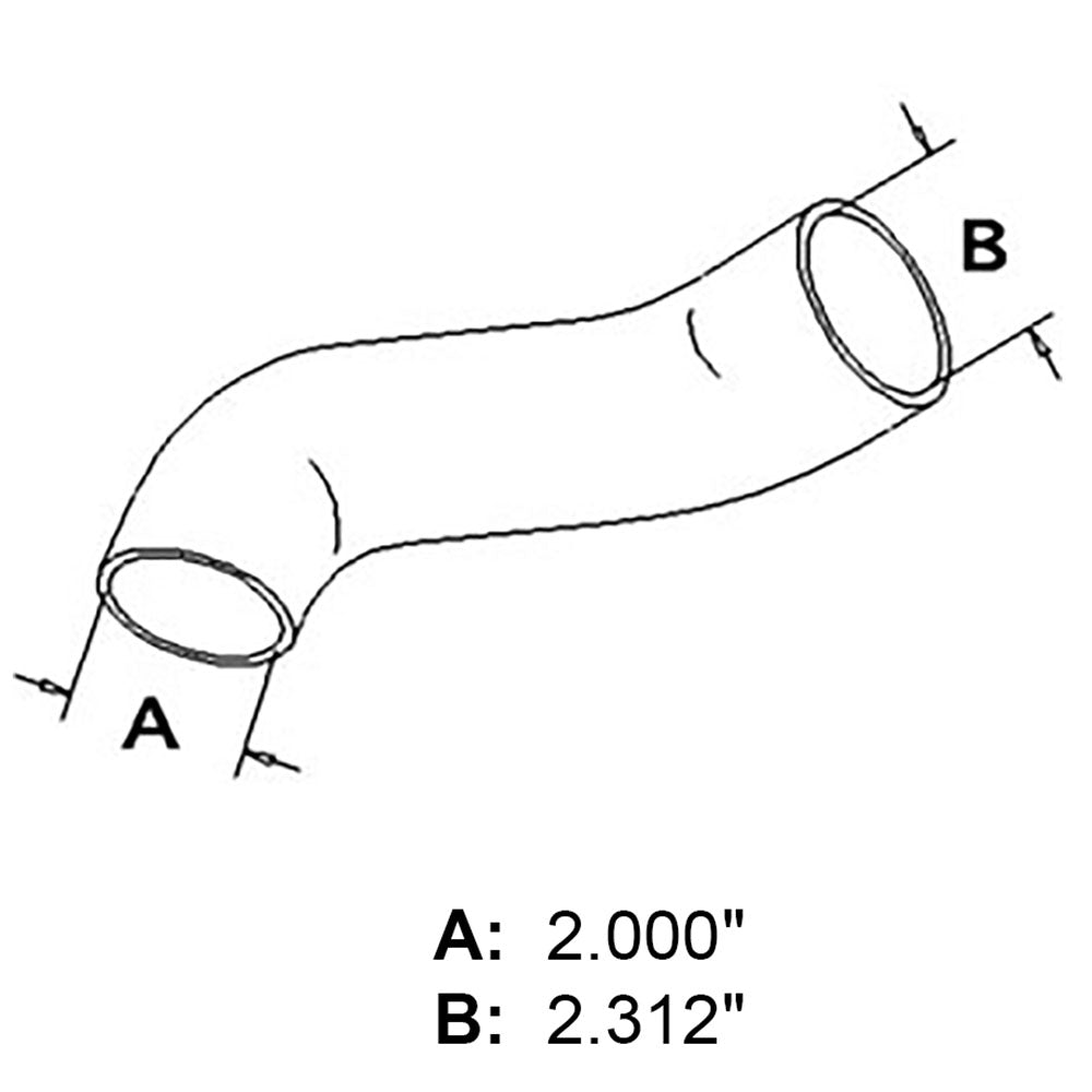 530781M2 Air Cleaner Hose Fits Massey Ferguson Tractor Industrial 20C 230 235 24