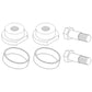Steering Trunion Kit 533283R1 Fits Case IH Fits International Harvester