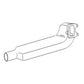 WN-533446M2-PEX Elbow, Exhaust Fits Massey Ferguson 255 275 50 50D 265