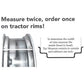 RW12246 Rear Wheel Rim Fits Ford/New Holland Tractors 12" x 24" 6 Lugs/Loop