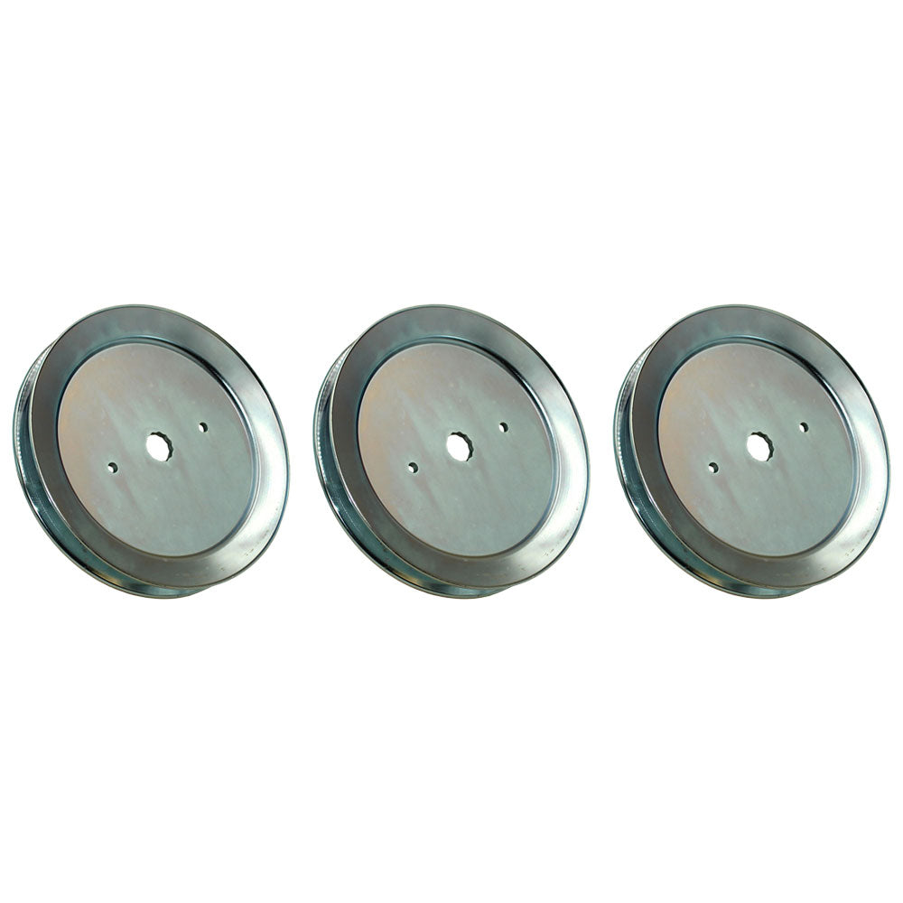 Qty 3: Spindle Pulleys Fits AYP Replaces 539113300