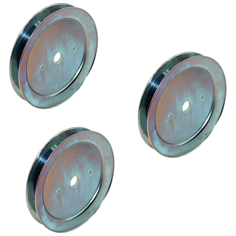 Qty 3: Spindle Pulleys Fits AYP Replaces 539113300