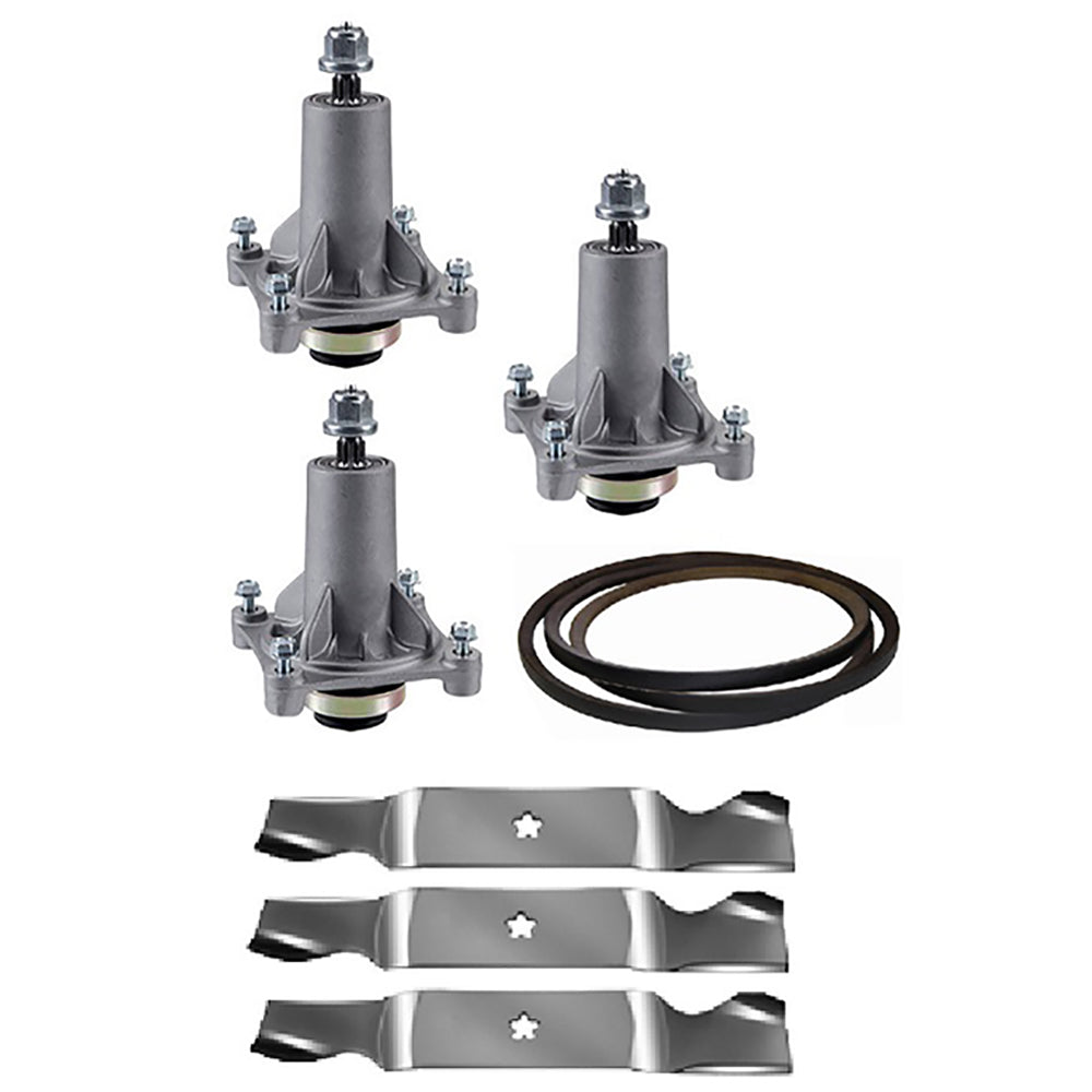 Deck Blade Spindle Belt Kit Combo Fits Husqvarna RZ5424 RZ5426 RZ5422 RZ54i Z254