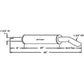 S.43983 MUFFLER, 522589M91 Fits Massey Ferguson