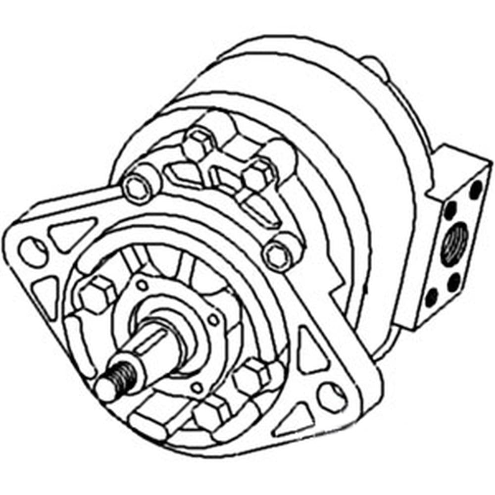 544708R92 Hydraulic Pump Fits International Harvester Dresser 2400 2500 454 574