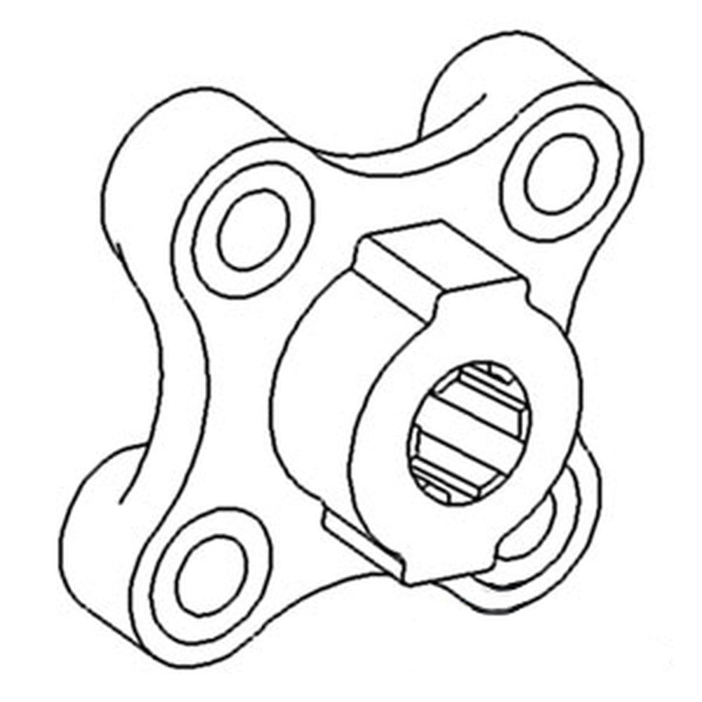 Hydraulic Pump Hub Fits Ford/New Holland Replaces 54C2055