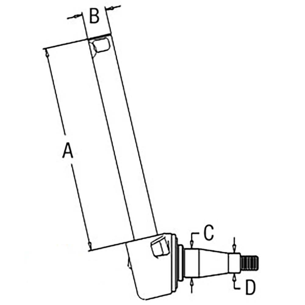 553311 Spindle Fits Massey Ferguson 1080 1085 165 175 180 185 255 265 275 285
