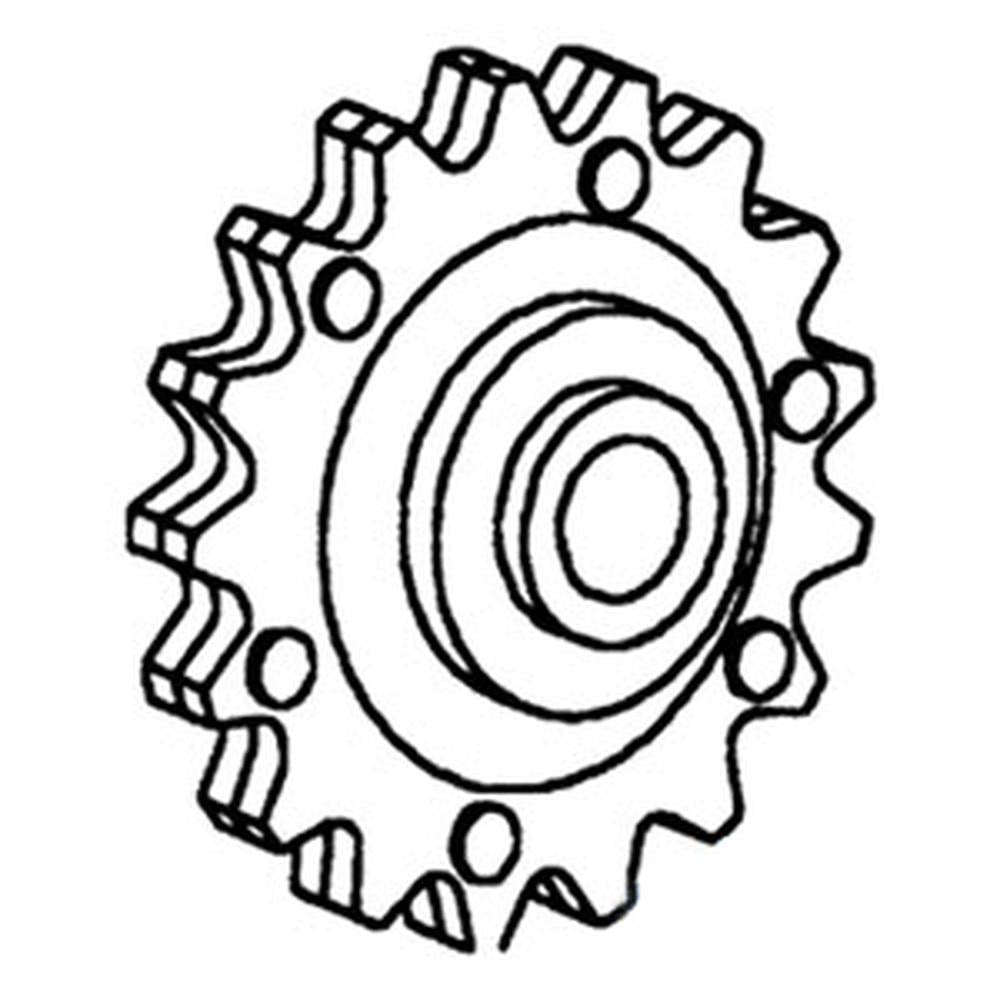 15 TEETH IDLER SPROCKET Gehl 2340 2360 140 160 2310 2330 2350 1162 1165 2345