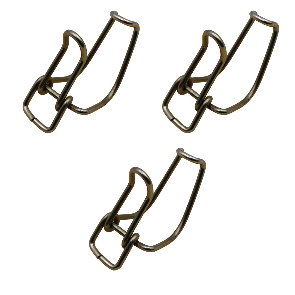 Three 3 Replacement Retaining Clips Fits JCB Backhoes 580/12023