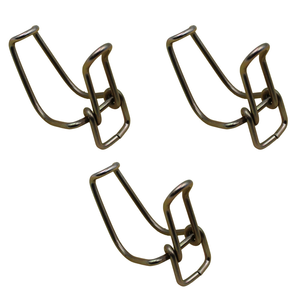 Three 3 Replacement Retaining Clips Fits JCB Backhoes 580/12023