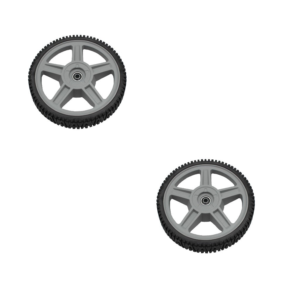 Qty 2: Plastic Mower Wheels Fits Red Max Replaces 581010302