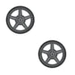 Qty 2: Plastic Mower Wheels Fits Red Max Replaces 581010302