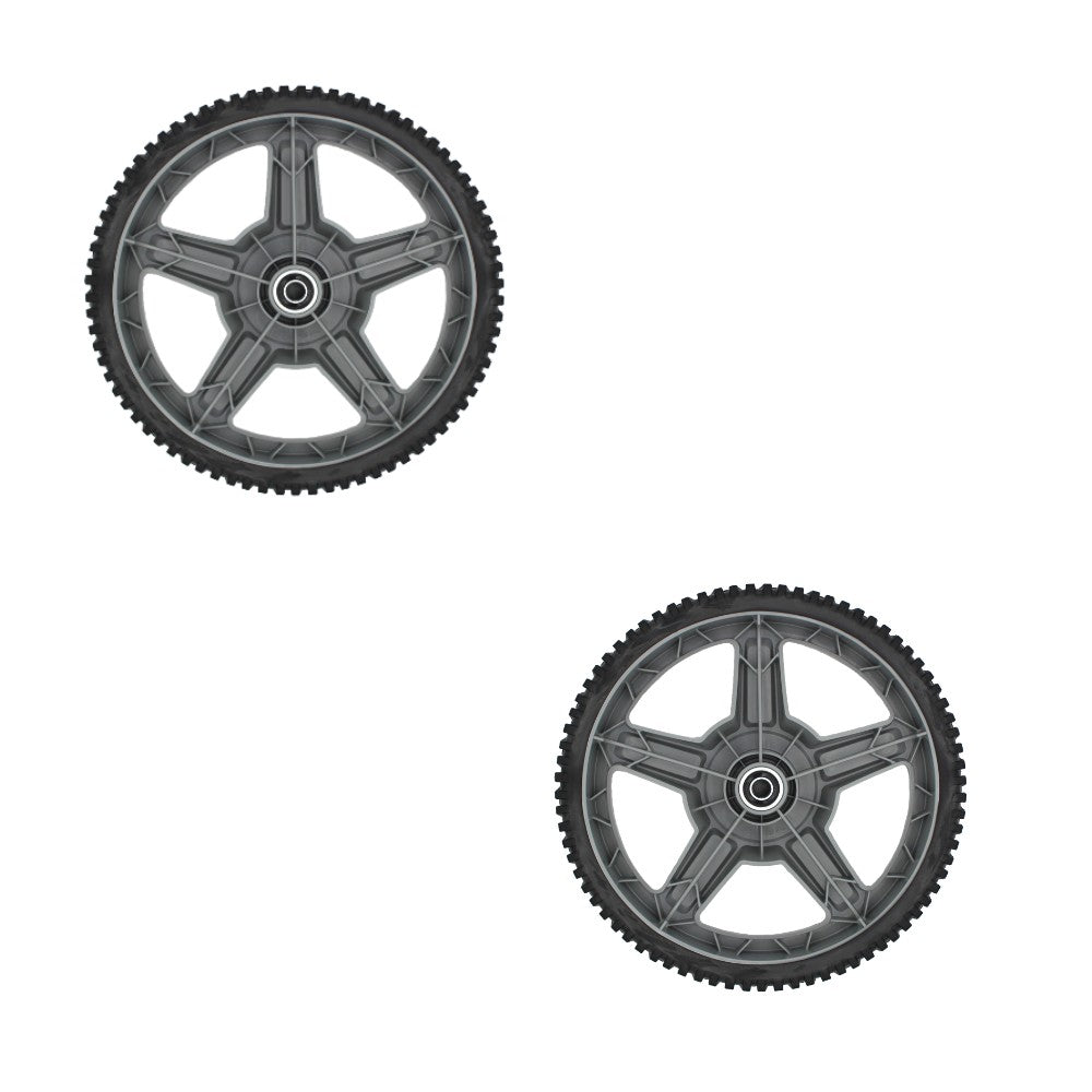 Qty 2: Plastic Mower Wheels Fits Red Max Replaces 581010302