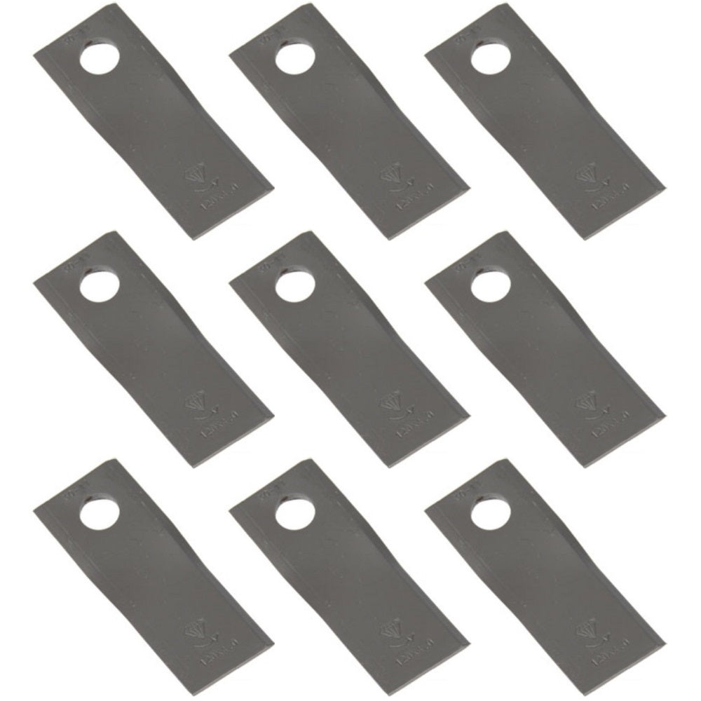Left Hand Rotation Disc Mower Blades Set of (25) Fits Multiple Makes & Models