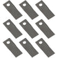 Set of (25) Left Hand Disc Mower Blades fits Various Makes & Models