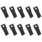 Qty 10: Left Hand Disc Mower Blade Fits Vicon Replaces 902.58.699