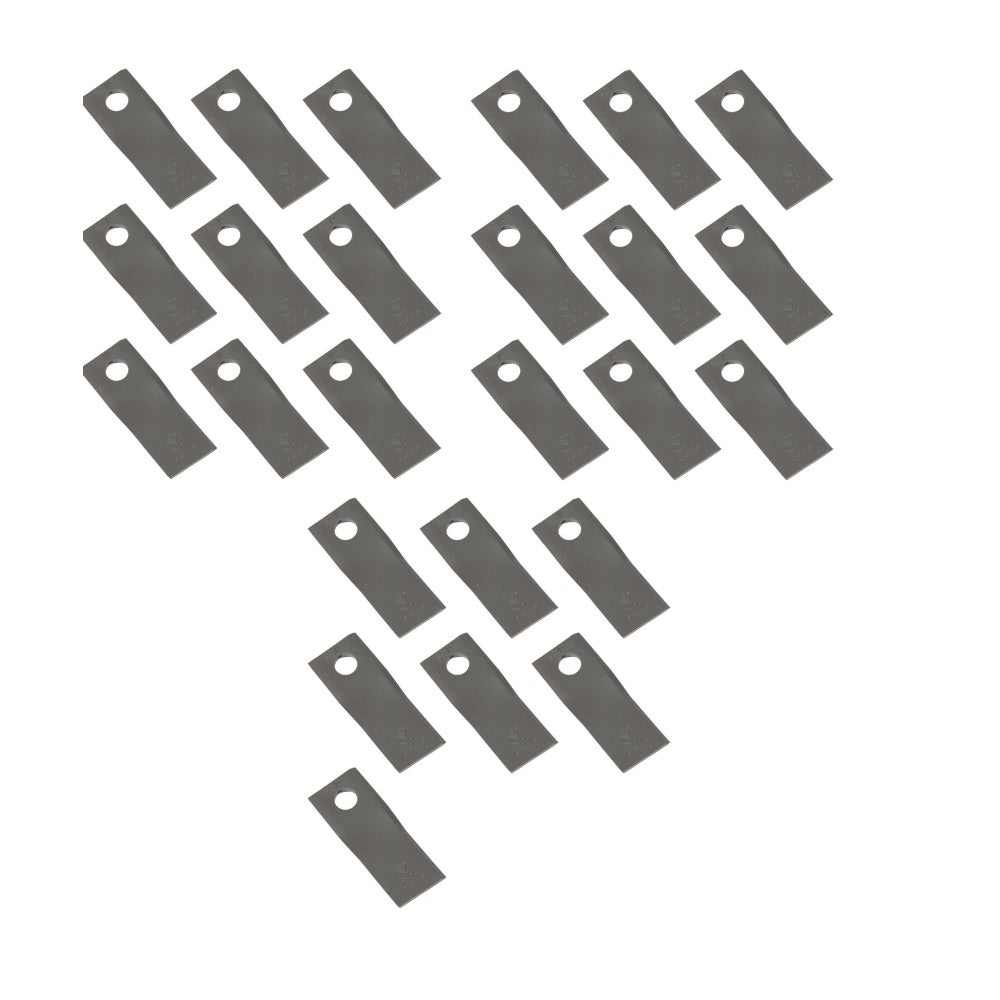 Pack of (25) Interchangeable Left Hand Disc Mower Blades fits Multiple Models