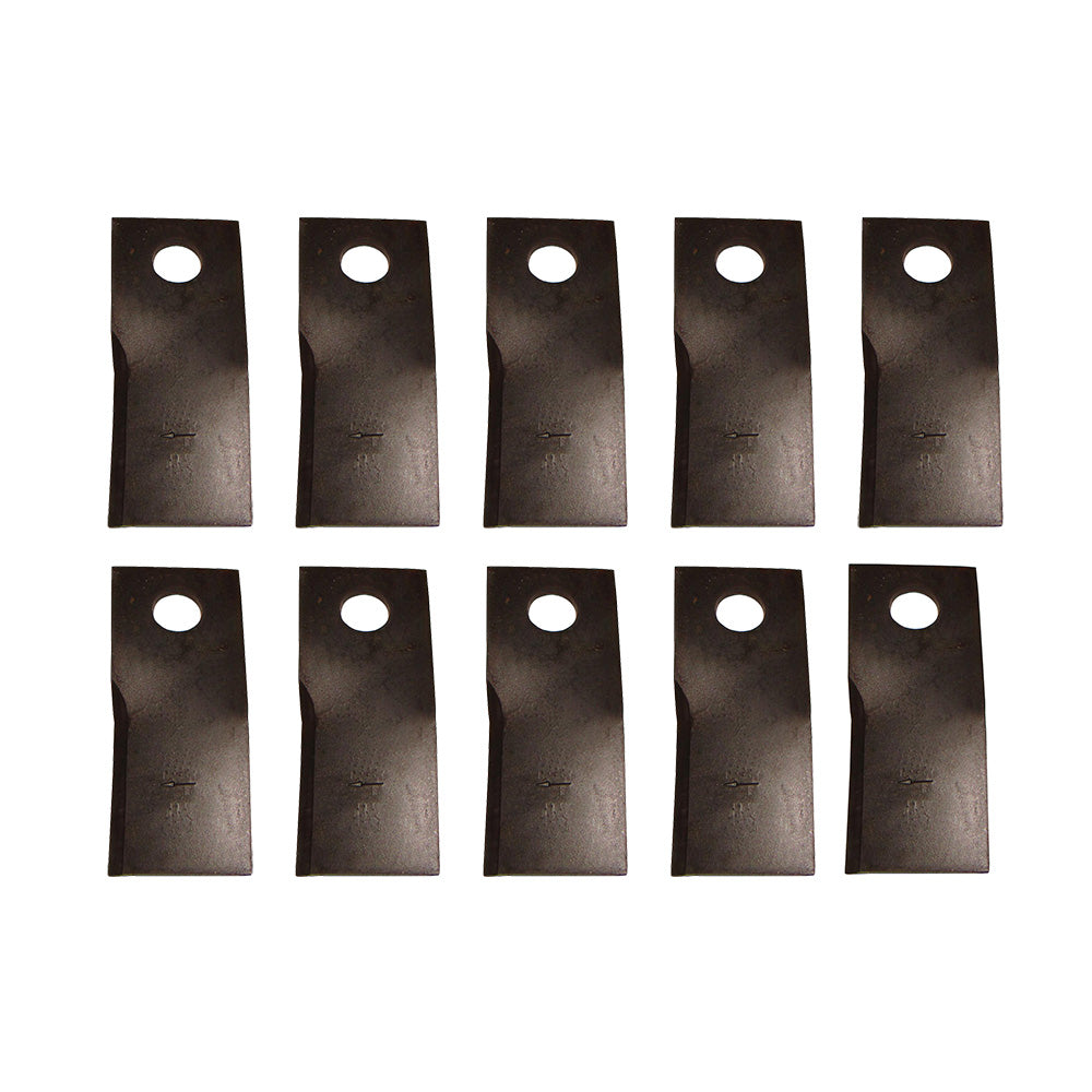 E-ZA526215 10 RH Mower Blades Fits Case-IH 3209 3206 3205 3204 (10 pcs)