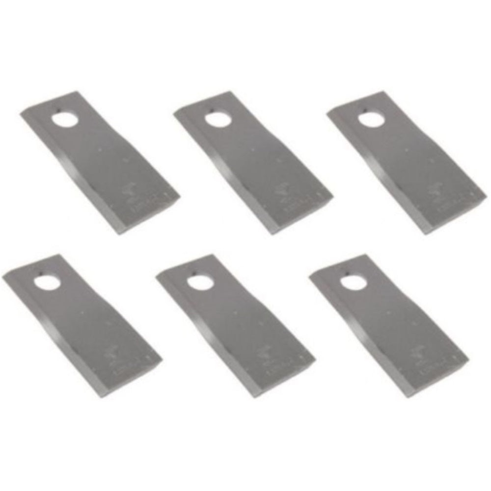 Qty 6: Right Hand Disc Mower Blade Fits Edcor Replaces V58700Z