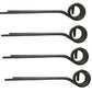 Qty 4: RH Tedder Tine (CW) Fits Kuhn Replaces 58740700