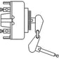 Ignition Switch And Key fits Zetor 59115627 443861440050 443861440350