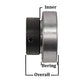 598630R1 Non-Relubri Fits CATable Cylindrical Tractor Ball Bearing with Collar