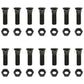 2J-3506 Qty 14: Cutting Edge Bolt & Cutting Edge Nut Kit Fits Caterpillar