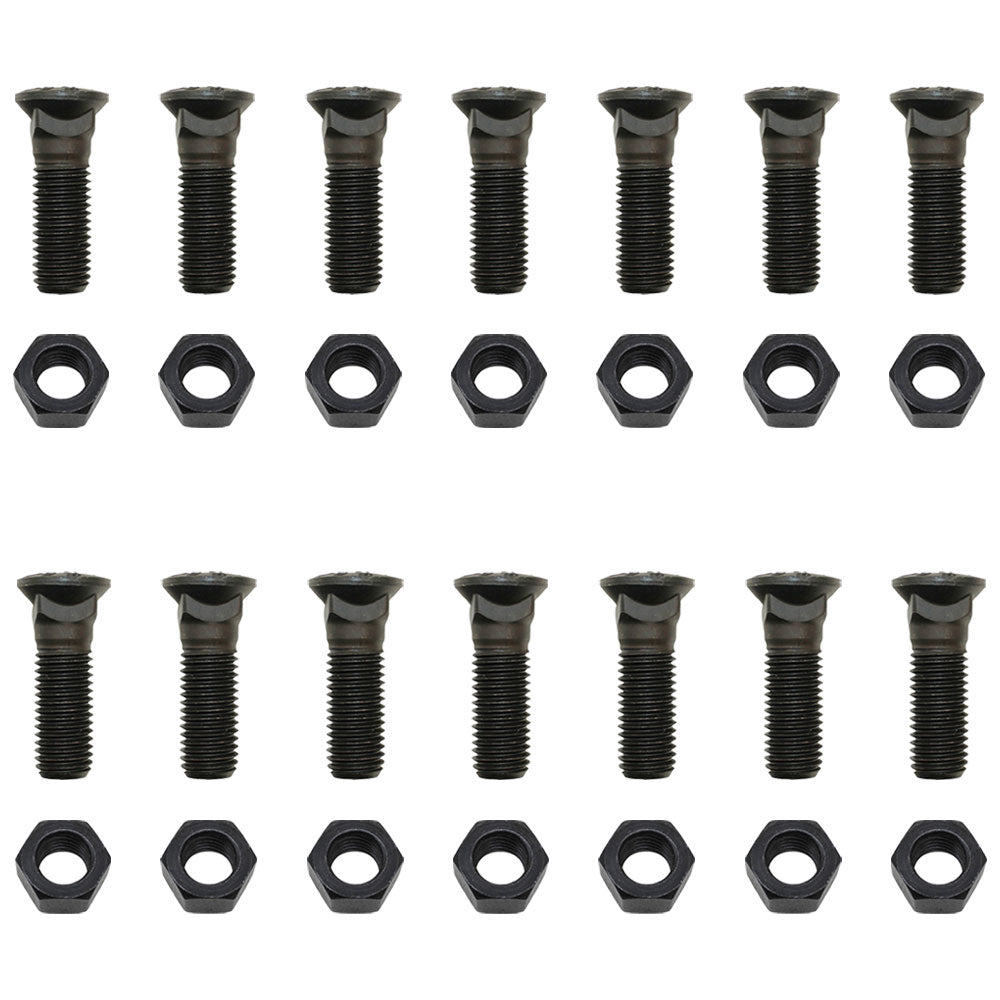 2J-3506 Qty 14: Cutting Edge Bolt & Cutting Edge Nut Kit Fits Caterpillar