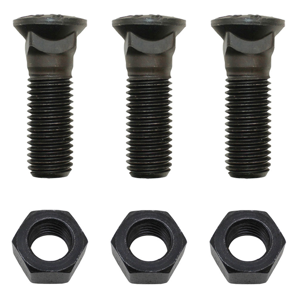 2J-3506 Qty 3: Cutting Edge Bolt & Cutting Edge Nut Kit Fits Caterpillar