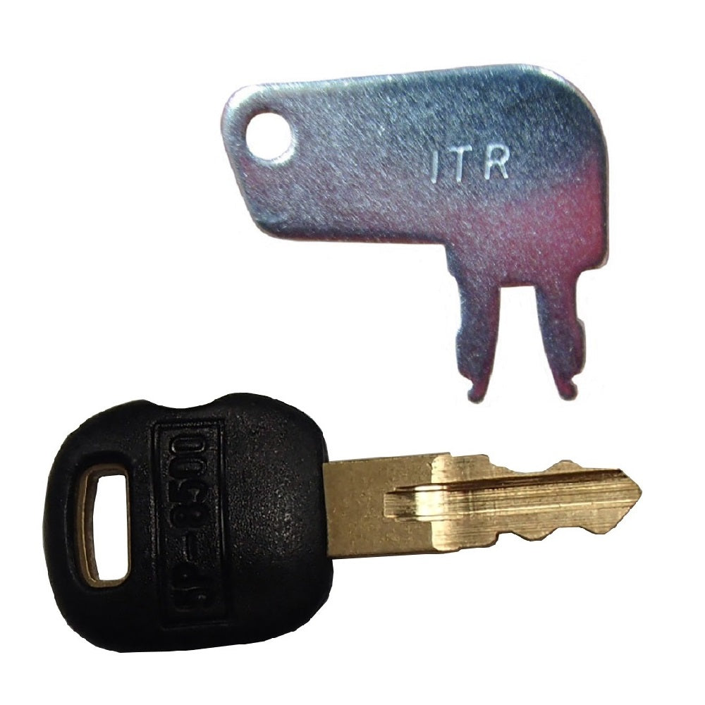 Old-Style 5P8500 Ignition Key & 8H5306 Battery Disconnect Keys Fits Caterpillar