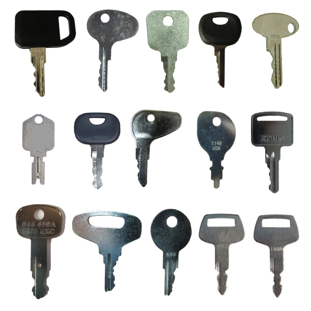 56 -Pc Heavy Equipment Ignition Key Set Fits Several Different Makes & Models