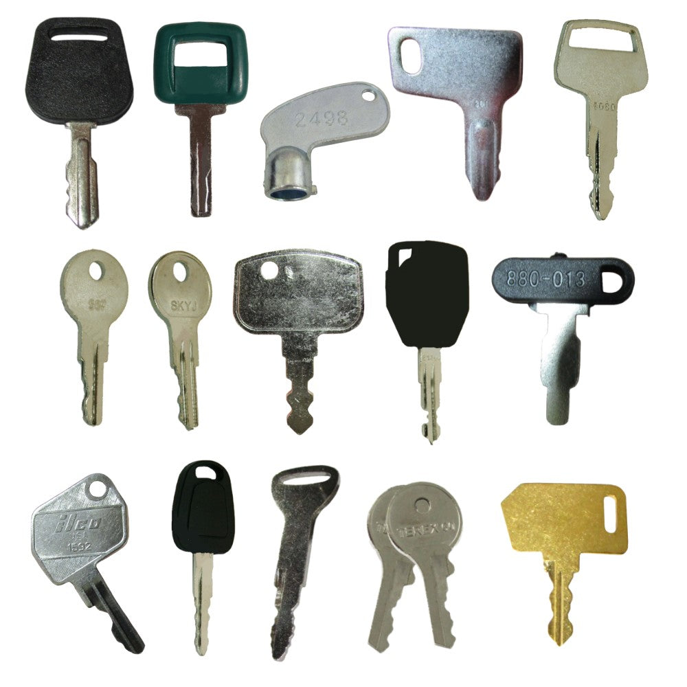 56 -Pc Heavy Equipment Ignition Key Set Fits Several Different Makes & Models