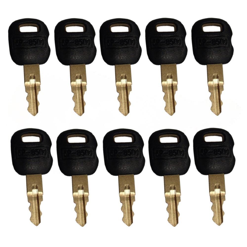 (10) Old-Style 5P8500 Heavy Equipment Ignition Keys Fits CAT Fits Caterpillar