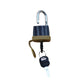 Heavy Duty Weatherproof Padlock with (2)Keys Rubber Sealed Fuel Cap Lock