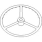 15" Steering Wheel Fits Case/International Harvester Replaces 46512DA
