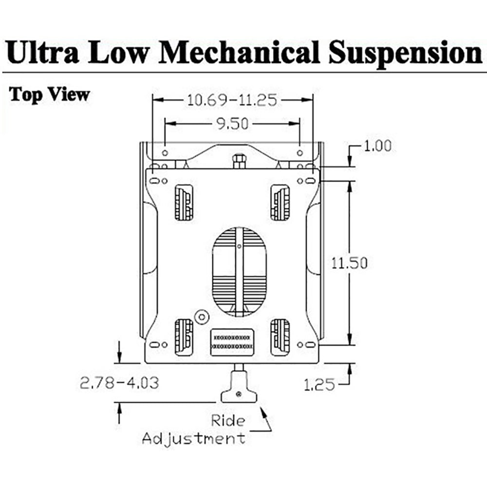Seat Suspension Kit Fits John Deere Z915B ZTrak Zero Turn Mowers