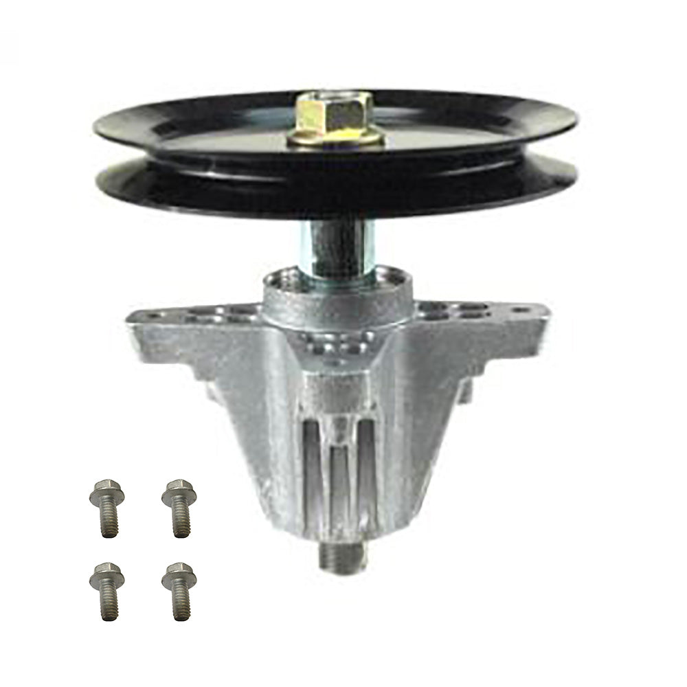 Mower Deck Spindle with Pulley and Bolts Fits MTD Replaces 159830